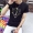 Mùa hè Hàn Quốc in nam ngắn tay T-shirt cổ tròn nửa tay t-shirt trắng t 桖 Slim quần áo xu hướng áo phông nam tay ngắn