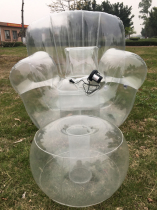 Netred in transparent sofa cafe dessert home accommodation stylish photo photo photo inflatable sofa