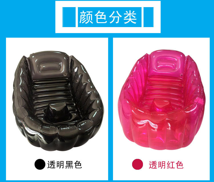 Baby inflatable bathtub baby bathtub foldable baby newborn can sit and lie large thickened children's bathtub