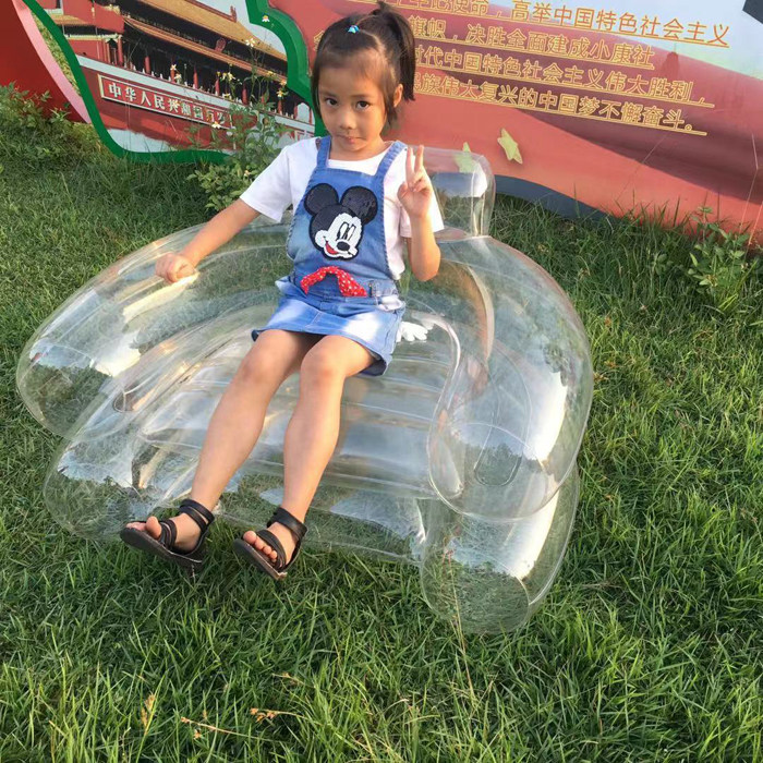 Netred in transparent sofa cafe dessert home accommodation stylish photo photo photo inflatable sofa