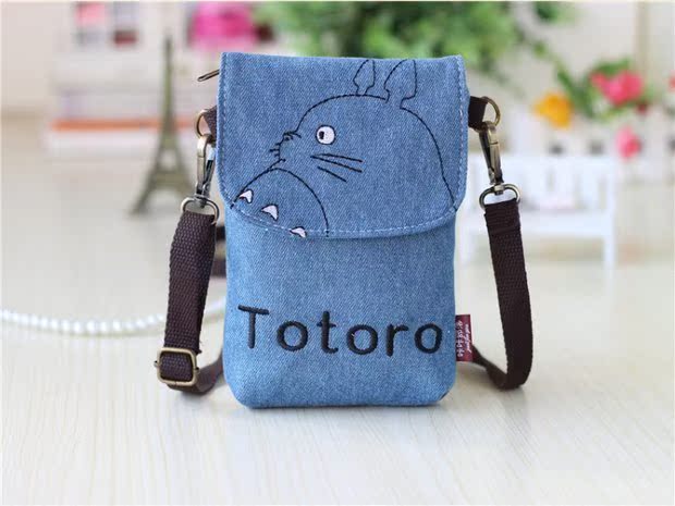 Mô hình nổ 6plus treo cổ túi xách điện thoại di động còng túi Messenger 6 inch ví vải cô gái túi nhỏ dễ thương túi nữ