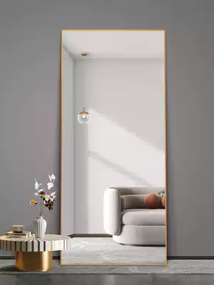 Bolun simple aluminum alloy mirror full-body full-length mirror Full-length mirror floor mirror explosion-proof full-body mirror wall hanging