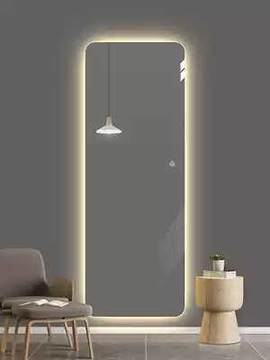 Borun rounded frameless mirror Full-length full-length mirror Full-length mirror LED light mirror Luminous mirror Full-length mirror Decorative mirror