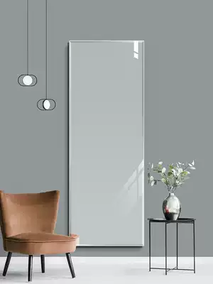 Burun Frameless full-length mirror full-length mirror wall-mounted mirror full-length mirror custom beveled silver mirror clothing store large mirror