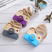 Cute wooden camera ornaments childrens photography childrens clothing home decoration shooting ornaments ins decoration photo props