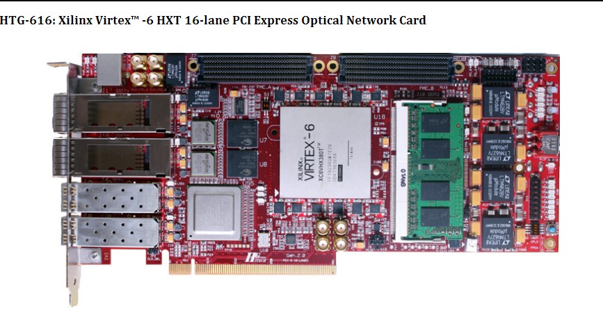 xilinx xilinx development board Virtex-6 FPGA HTG-616 HXT evaluation board