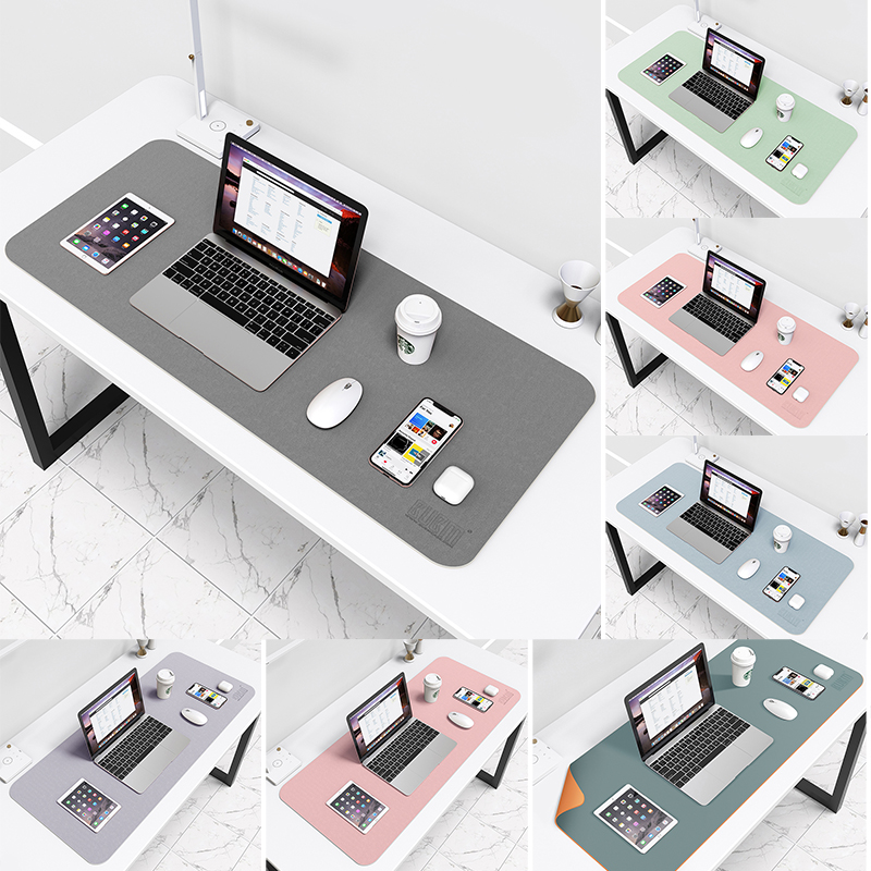 Desktop Slip Rat Cushion Super Arched Desk Cushion Woman Business Large Small Size Leather Brief leather minimalist desk cushion pu leather waterproof without peculiar smell eco-friendly anti-slip computer keyboard pad