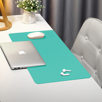  Desk mat Writing desk mat ins girl oversized mouse mat Business office boys gaming computer keyboard mat table mat Fully paved environmental protection leather dirt-resistant writing desk mat