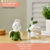 Sáng Tạo Dễ Thương Năm Thỏ Bunny Vật Trang Trí Máy Tính Văn Phòng Trạm Trang Trí Giải Nén Chữa Bệnh Quà Tặng Năm Mới 