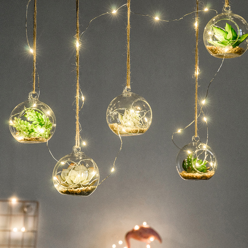 Succulents Hanging Ornaments Creative Kindergarten Corridor