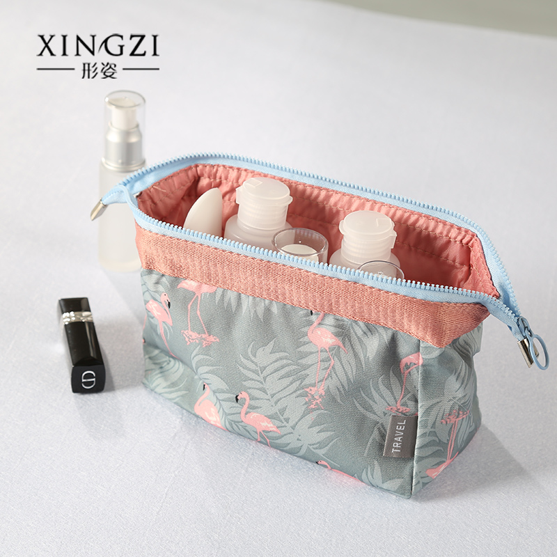 Flamingo wash bag cosmetic bag storage bag travel supplies convenient finishing bath bag waterproof large capacity