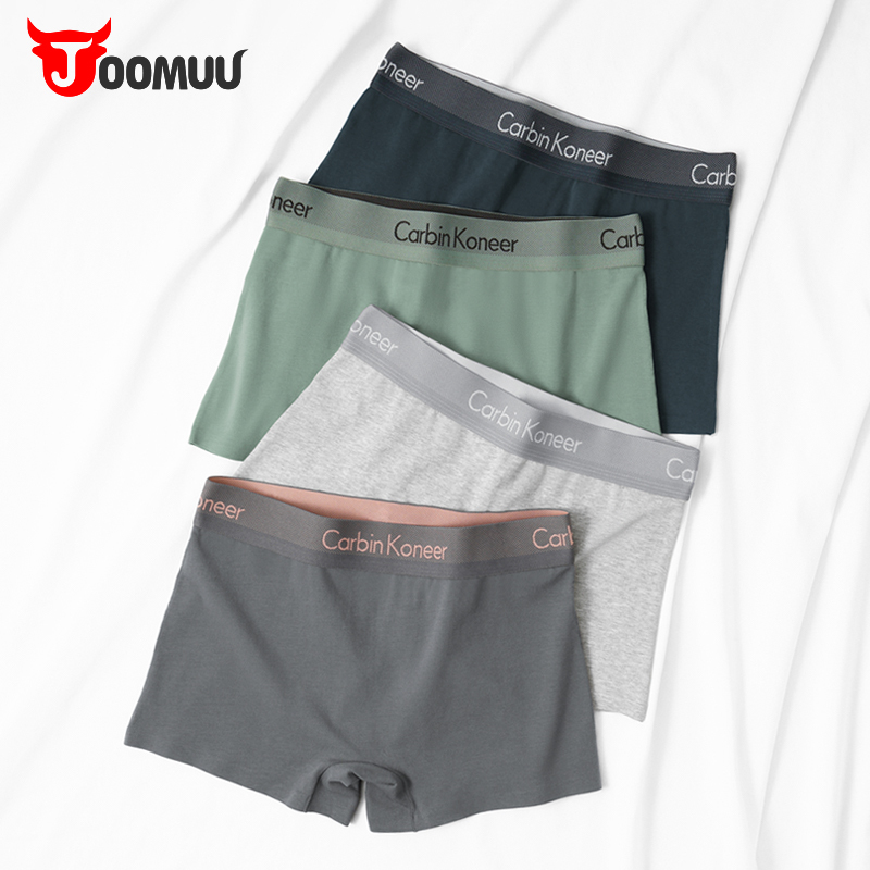 Women's Boxer Briefs, Seamless, Pure Cotton, Antibacterial, Unisex, Breathable Sports Shorts for Women