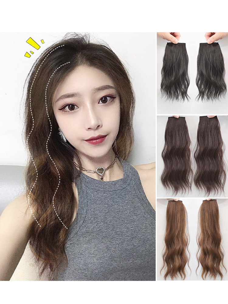 Hair piece Hair increase volume Fluffy pad Hair piece Head top hair repair thickening on both sides of a piece of invisible incognito hair root patch