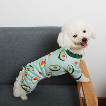 Dog cat autumn winter clothes four-leged puppy four-leged pyjamas pyjamas pyjamas than bear teddy dog thickened pure cotton winter clothing