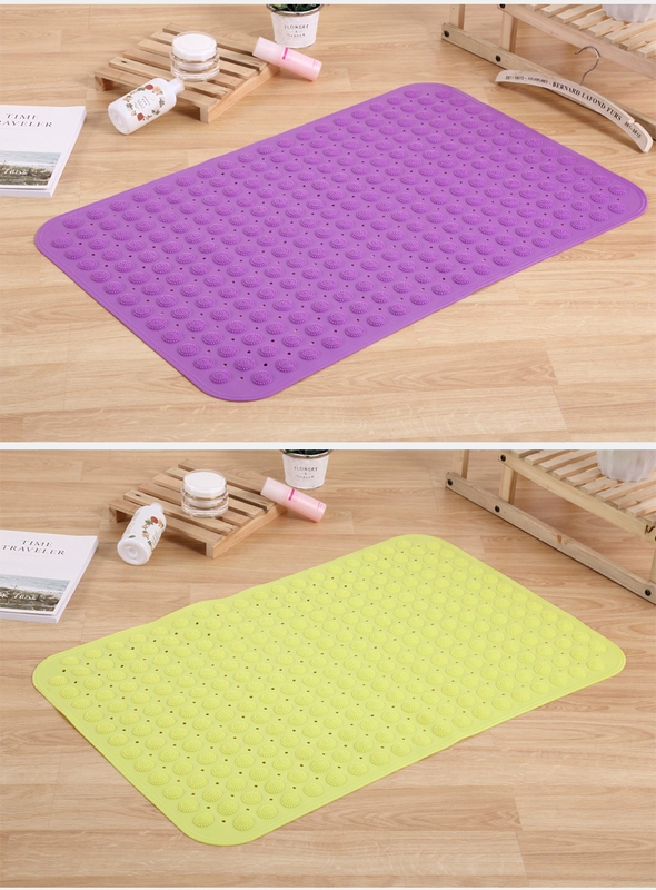 Phòng tắm chống trượt mat tắm vòi hoa sen nhà vệ sinh cửa nhựa PVC mat vô vị hút cốc cửa mat miếng lót nhà tắm