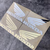 Suitable for Honda Pcx Ns150Gx Metal Wing Sticker Motorcycle Dream Wings Modification Parts Waterproof Car Sticker