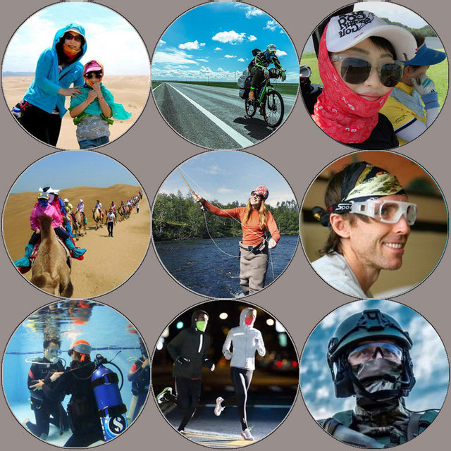 Neck Sun Protection Artifact for Outdoor Sports, Cycling, Travel, Windproof, Breathable, Quick-Drying, Face Mask, Headscarf, Unisex