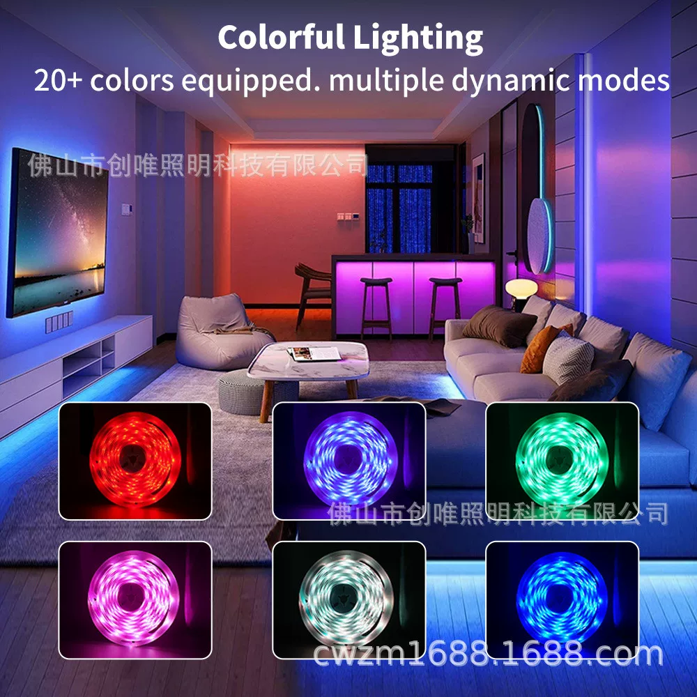 LED-лента света, набор, умные беспроводные светильники, лампа