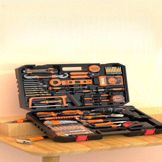 Industrial grade lithium-ion brushless home multi-function power tool combination set full hardware impact electric drilling
