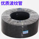 Plastic threaded pipe, bellows, wave tube striped hose, bundling tube sleeve, black guard wire sleeve thickened