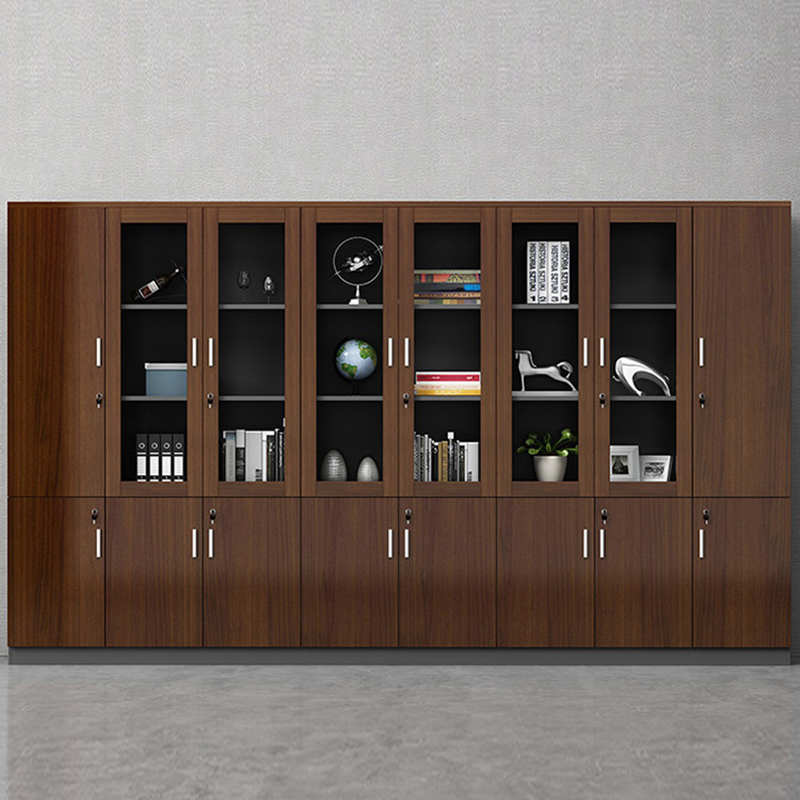 Filing CabinetCaseCaseWood Boss Bookcase Plate Type Archive Storage Cabinet Office Background File Cabinet