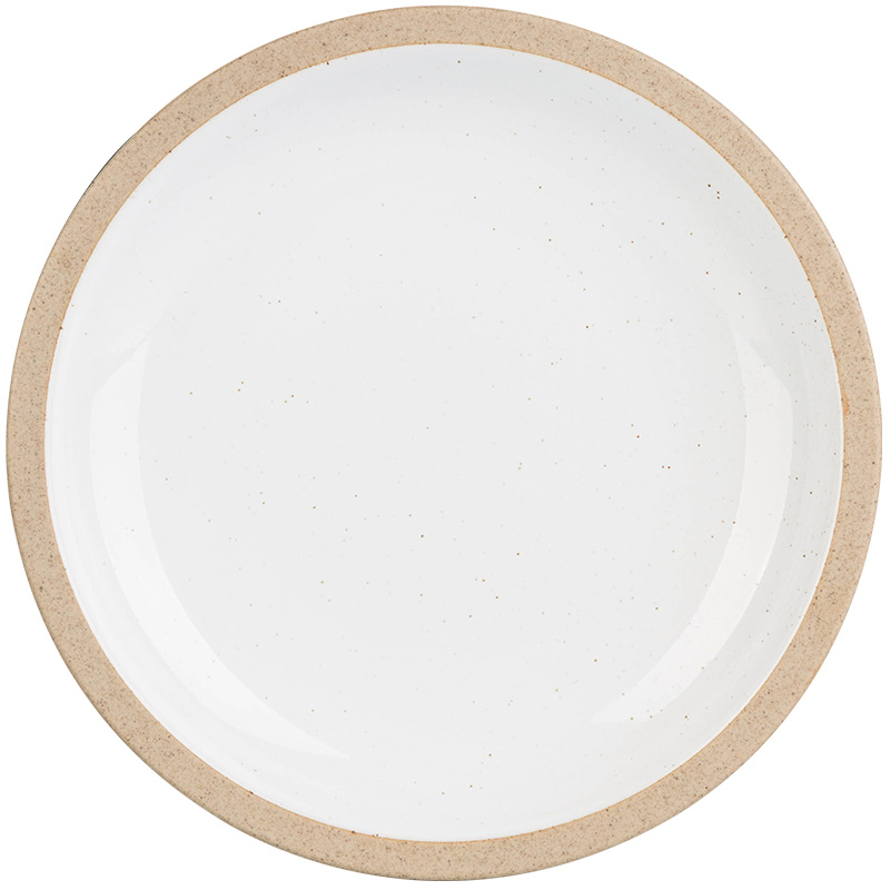 Modern European wide - brimmed housewife eat dish plate of restoring ancient ways of household and 9 inches variable glaze steak pasta dish ceramic tableware