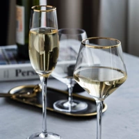 Bà nội trợ hiện đại Crystal Glass Rượu vang lớn Ly rượu vang Glass Burgundy Cup Hộ gia đình Cốc nhỏ ly uống rượu