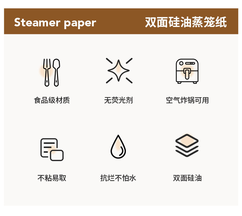 摩登主妇 пергаментная бумага для пароварки пищевого класса домашняя антипригарная бумага для приготовления на пару манты и баурсаков одноразовая