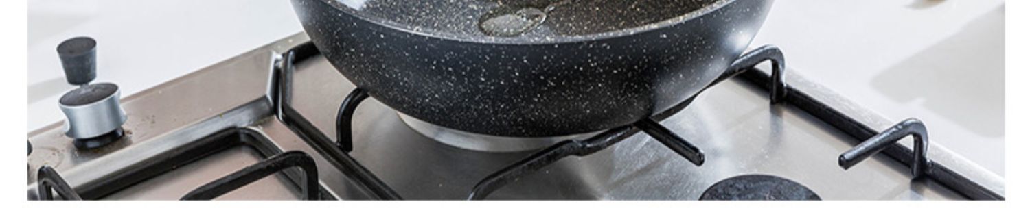Bà nội trợ hiện đại Maifanshi wok hộ gia đình đáy phẳng không dính 30cm chảo cảm ứng bếp gas chảo gang