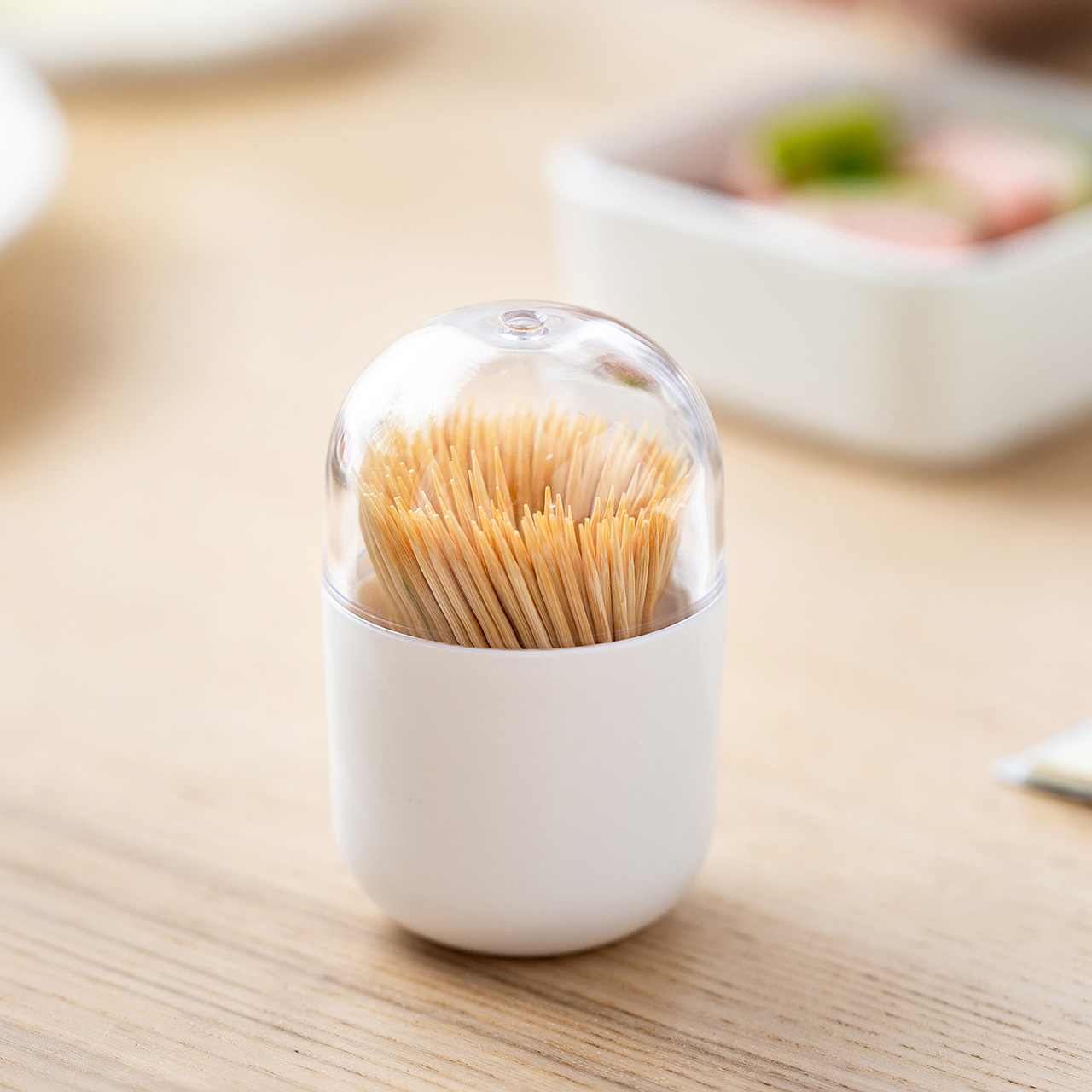 Modern Housewives Toothpick Box Home High-end Personality Creative Living Room Light Luxury SpecialTy Restaurant Nordic Ins Toothpick Holder