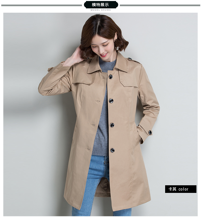 Trench pour femme en Coton en Coton - Ref 3225784 Image 11
