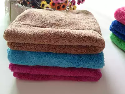 Hui Wanju microfiber cleaning cloth coral velvet cloth mop cloth water absorbent double layer thickening