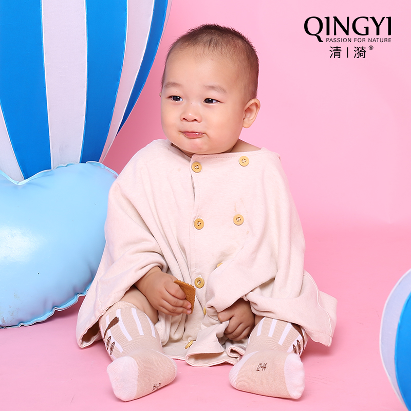 Baby cloak cloak pure cotton spring and autumn, male and female baby shawl colour cotton newborn baby bag quilts 0-3 years old