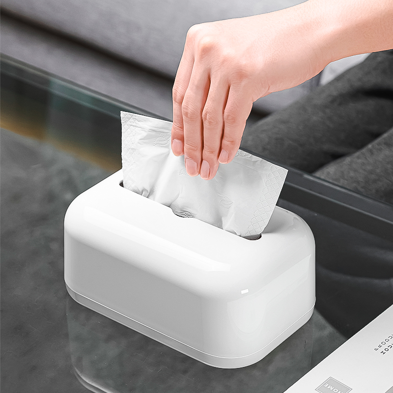 Paper towel box wall-mounted toilet paper box Home Kitchen Living Room Vehicular-free Punched Paper Towel Rack Toilet Paper Towel containing box