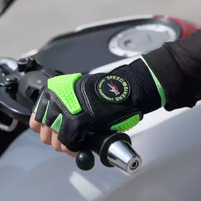 PRO locomotive summer half-finger all-finger riding touch screen gloves Four Seasons Knight anti-drop breathable locomotive racing men