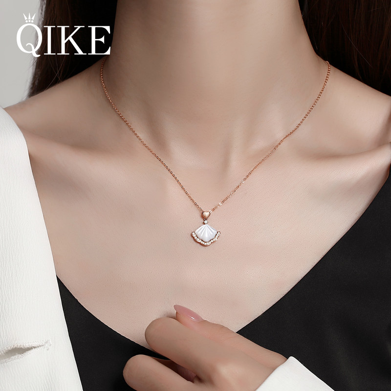A Bezi Necklace Women's Summer Light Extravaganza 2021 New pure silver pendant birthday Valentine's Day gift to girlfriend-Taobao