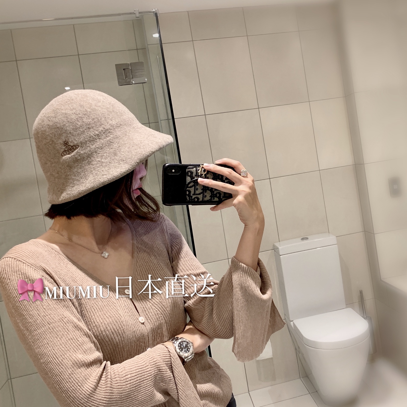 2021 Saturn wool fisherman's hat from China's current vivienne westwood Japan