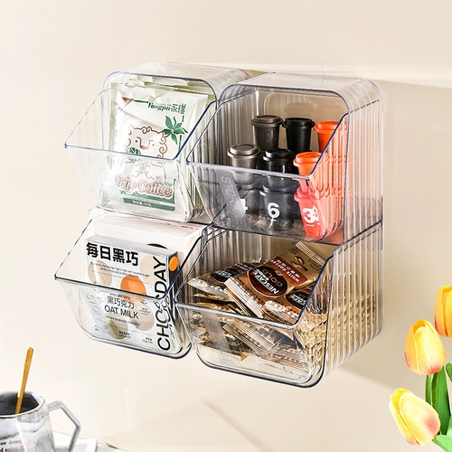 Чай в пакетиках, прозрачная коробка для хранения, настольная кофейная капсула