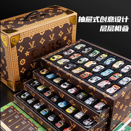 Детская игрушечная машина для школьников для мальчиков, коробка, подарок на день рождения, 7 лет