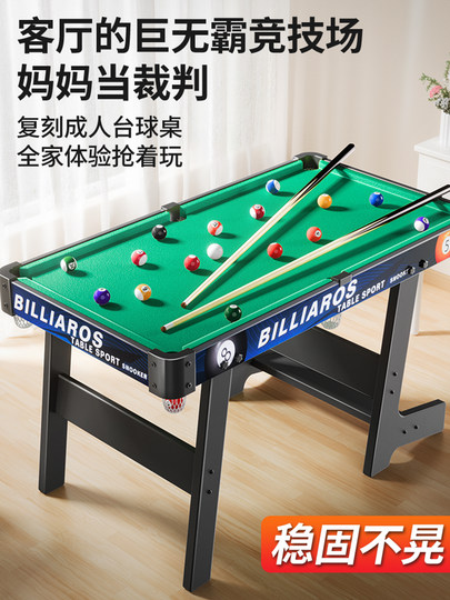 Kinder-Billardtisch, faltbar, groß, für Zuhause, Mini-Billardtisch, Spielzeug, klein, für den Innenbereich, für Erwachsene, Junge