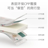 Детский игровой коврик для ползания для гостиной для домашнего использования, напольный коврик без запаха из пены, увеличенная толщина