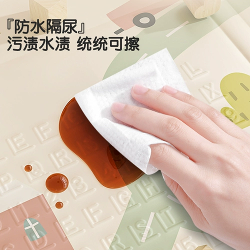 Детский нетоксичный игровой коврик для ползания для домашнего использования для гостиной, складной ковер для младенца, увеличенная толщина