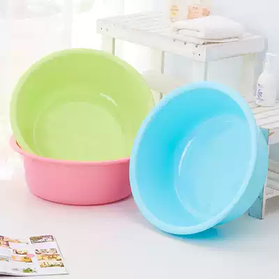 Thickened and raised plastic washbasin Kitchen washbasin Laundry washbasin Large, medium and small
