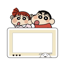 Cute Crayon Shin-chan Socket Beautification Frame Cover Home Waterproof Creative Switch Decoration Protective Cover Switch Wall Sticker