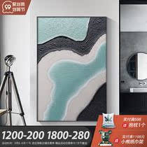 Pure hand-painted porch decorative painting corridor aisle Vertical mural painting modern light luxury oil painting living room sofa background hanging painting