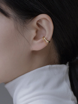 Pure Silver Ear Clip Ear Bone Clip 2021 New Wave Advanced Sensation No Pain Without Earthy Hole Small Crowd Minimalist Lukewarm Wind Europe