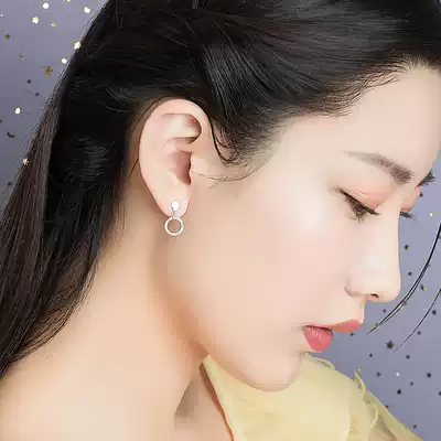 925 Silver Ear Clip Women Earless Earrings Retro Harbor Flavor Baroque Earrings Ear Needle High Sense Small Elegance