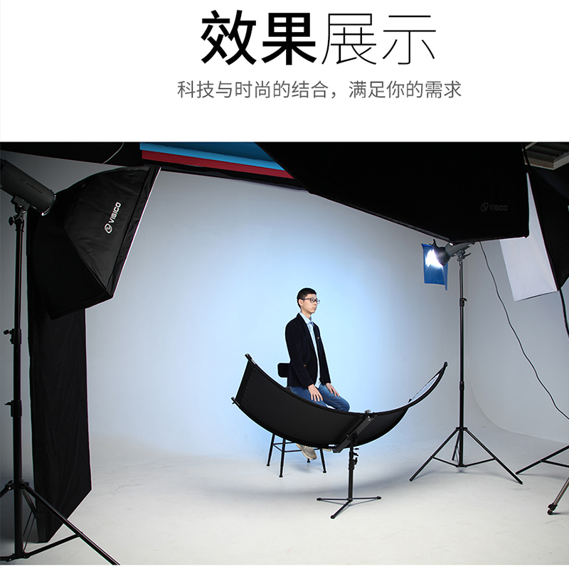 Liqun U-shaped curved curved reflector Light plate Photo fill light Portrait ID photo fill light Eyes light beautiful