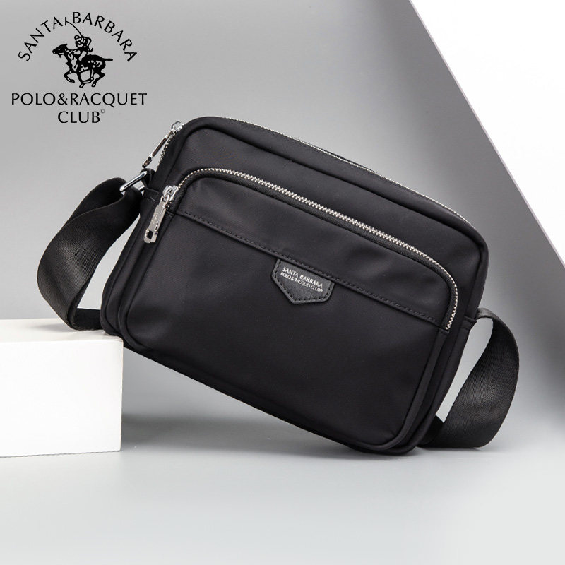 St Grand Paolo Single Shoulder Bag Men Casual Fashion Diagonal Satchel Oxford Cloth Canvas Diagonal Satchel Sports Travel Bag Small Bag