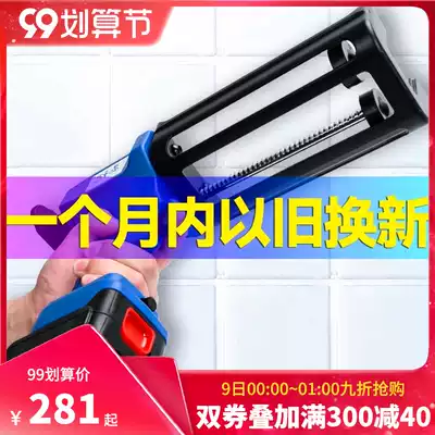 Electric beauty seam glue gun beauty sewing agent construction tool double tube automatic beauty seam glue sewing machine